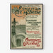 Vintageposter från Modernitetens stadsexposition 1913 – Historisk väggdekoration