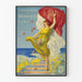 Vintageposter från Monaco-utställningen 1920 för väggdekoration