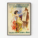Posters för hundraårsjubileumsutställningen av litografi Galerie Rapp Champ de Mars