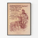 Vintageaffisch Internationell Utställning 1893 Väggdekoration