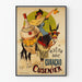 Vintageposter Extra Sec Curaçao Cusenier för väggdekoration
