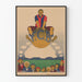 Vintage fotbolls klubb F.C.B. dekorativ poster