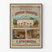 Vintage reklamposter för egyptiska cigarettfabriken F. Syrowatka