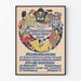 Vintageposter med kostymer och masker J. Louis Kaiser Basel
