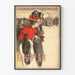 Vintageposter Fahrplan Strassburger Straßenbahn för väggdekoration