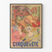 Poster Cirque d'Été Falsbaff vintage väggdekoration