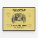 Vintageposter Falstaff Operette - Klassisk Väggdekoration — inramlat konstverk på väggen
