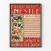 Vintageposter för Farine Lactée Nestlé Schweizisk mjölk
