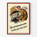 Vintage industriell propagandaposter - Originell väggdekoration