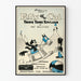 Vintageposter med Felix the Cat - Retro väggdekoration