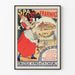 Vintageposter Ferme de Frahinfaz - Retro väggdekoration för spa, café och restaurang
