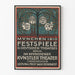 Vintageaffisch Festspiele tyska teatern Berlin 1910