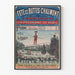 Vintageposter för Fête des Buttes-Chaumont 1882 väggdekoration