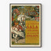 Vintageposter Fêtes de Paris - Storslagen galaföreställning 1886