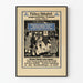 Vintageposter Fischers Bibliothek samtida romaner