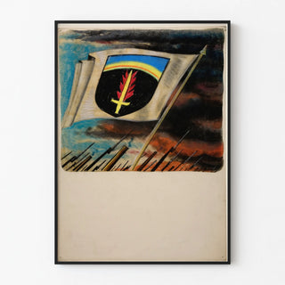 flag-with-flaming-sword-on-shield-motif
