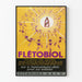 Vintageposter Flétobiol – Retro väggdekoration för barn