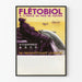 Vintageposter Flétobiol - Retro marin väggdekoration