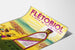 Vintageposter Flétobiol Vitaminer A B C D fiskleverolja