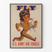 Vintageposter Fly U.S. Army Air Forces väggdekoration