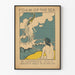 Vintage väggdekorationsposter Foam of the Sea