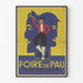 Vintageposter från Pau-mässan – Retro väggdekoration