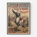 Poster Folies Bergère Colonel D. Boone och Miss Carlotta
