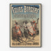 Vintageposter Folies Bergère Indiskt underhållning
