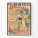 Vintageaffisch La Belle et La Bête - Folies Bergère - Poster för väggdekoration teater
