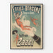Vintageposter Folies Bergère Den äkta Zazel Väggdekoration