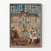 Vintageposter Folies Bergère Le Château de Mac-Arrott