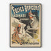 Vintageposter Folies-Bergère Léonati Vélocipédist och Dalvini Jonglör