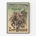 Vintageposter Folies-Bergère Les Zoulous för väggdekoration