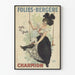 Vintageposter Folies Bergère Charmion Varje Kväll