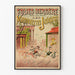 Vintageposter Folies Bergère Marionetter Javanaiser