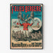 Vintageposter Folies-Bergère Rudesindo Roche och hans 15 vargar
