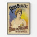 Vintageposter Folies Bergère - En Parisiskas väckarklocka