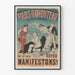 Vintageposter Folies Rambuteau - La Revue Manifestons