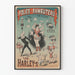 Vintageposter med Les Harley's på Folies Rambuteau