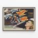 Vintageposter Follow The Fleet med Fred Astaire och Ginger Rogers — inramlat konstverk på väggen