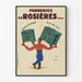 Vintageposter Fonderies de Rosières Uppvärmning och Matlagning