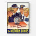 Vintage affisch för uppmuntran till köp av Victory Bonds