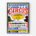 Vintageposter Fossett's berömda cirkus – Retro väggdekoration