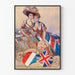 Vintageposter för Franco-Brittiska utställningen i London
