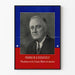 Vintageposter av Franklin D. Roosevelt, USA:s president, väggdekoration