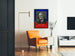 Vintageposter av Franklin D. Roosevelt, USA:s president, väggdekoration