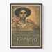 Vintageposter för fransk konstutställning i Krefeld 1907