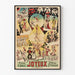 Vintageposter Bröder och Syster Glada - Konstnärlig Väggdekoration