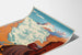 Retro poster Furka-Oberalp Schweiz - Vintage väggdekoration med berg och tåg