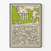 Vintageaffisch utställning Gartenstadt Bromberg 1913–1914